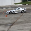 Power is nothing without control: Mika Hakkinen performs stunts at ‘Join the Pact’ event