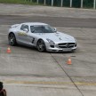 Power is nothing without control: Mika Hakkinen performs stunts at ‘Join the Pact’ event