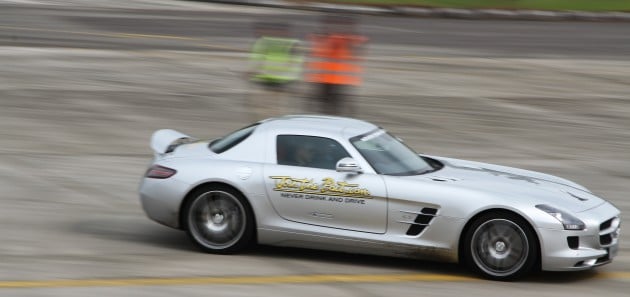 IMG_7186 Power is nothing without control: Mika Hakkinen performs stunts at ‘Join the Pact’ event
