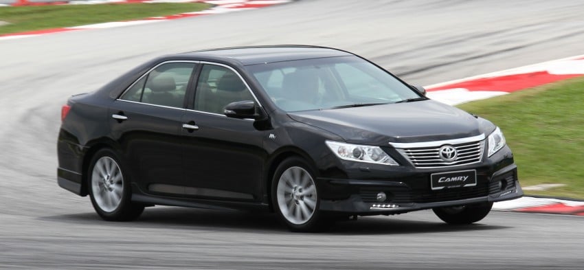 Toyota Camry XV50 – a brief test session at the SIC 109969