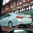 New Camry spotted again – 2.0 and 2.5 with bodykit