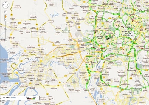 Google Maps now contains Traffic and Transit information – Bahasa Malaysia interface also introduced