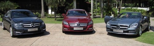 Mercedes-Benz’s turn to do the triple play – C-Class Coupé, SLK and CLS introduced in Malaysia