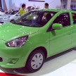 Mitsubishi Mirage debuts in Bangkok – five variants in all