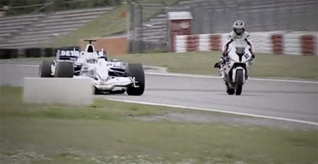 F1 Car vs Bike